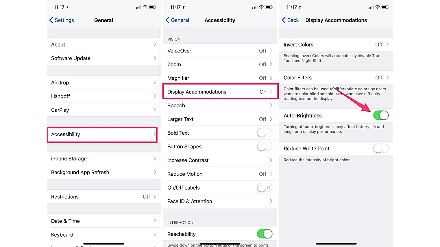 کاهش روشنایی صفحهنمایش