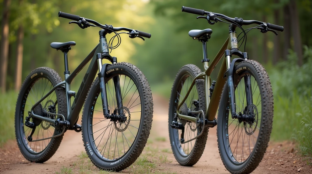 تصویری از دوچرخه آهنی و آلومینیومی در کنار هم