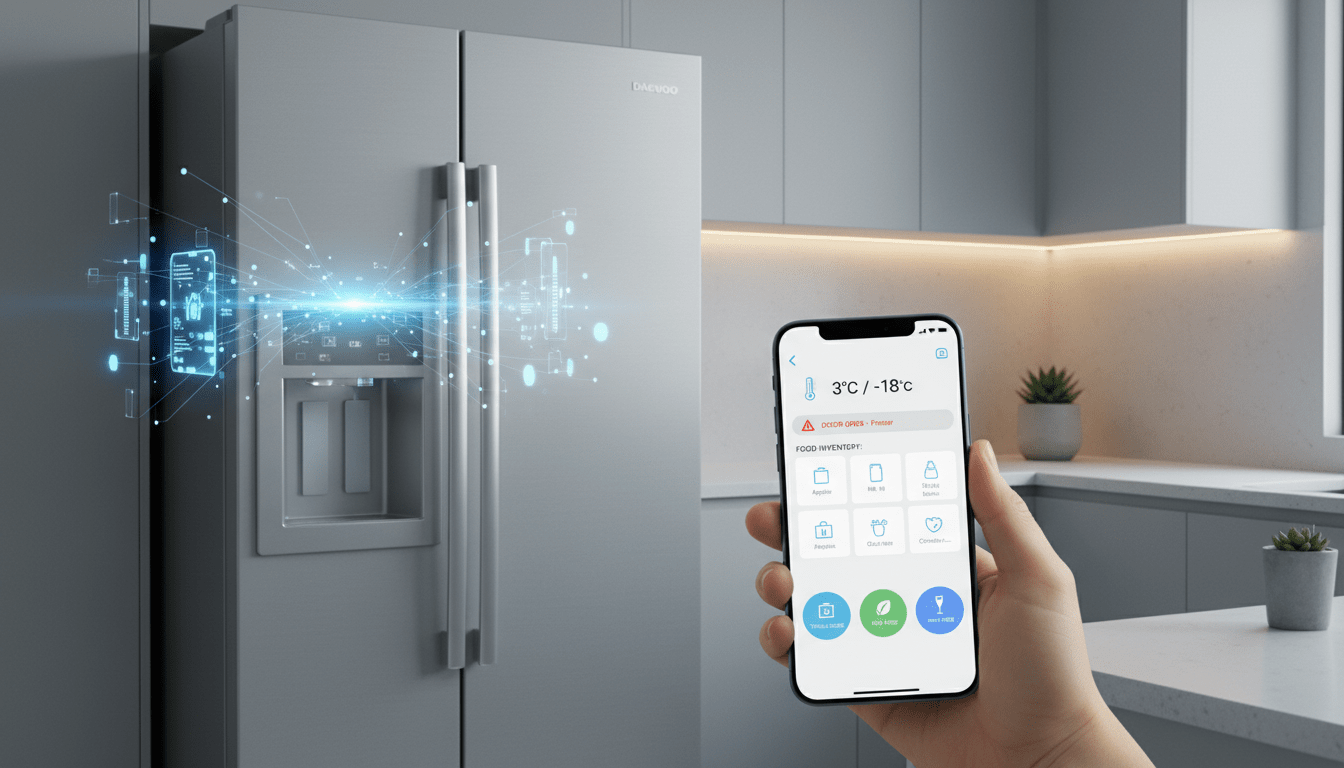 یخچال و فریزر دوو Prime 2DR IOT SXi20-31 هوشمند