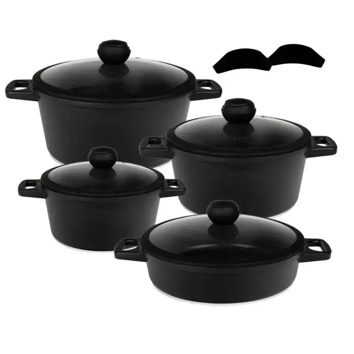 سرویس قابلمه 10 پارچه ام جی اس گرانیت طرح E جرمنی