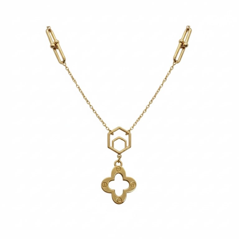 گردنبند طلا مینیمال سری فشن طرح منظومه