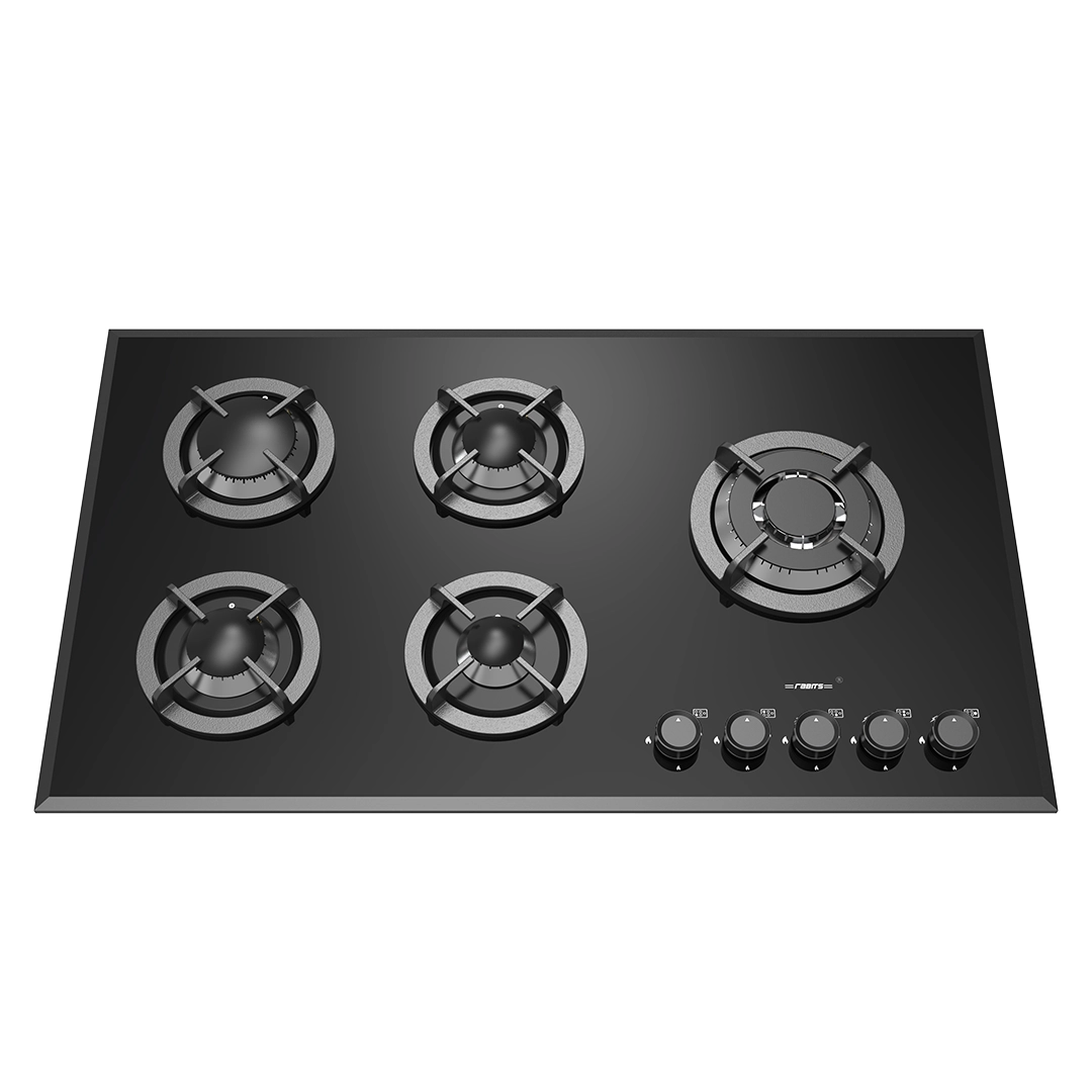 اجاق گاز شیشه ای توکار رابیتس RG-542P سرشعله هرمی