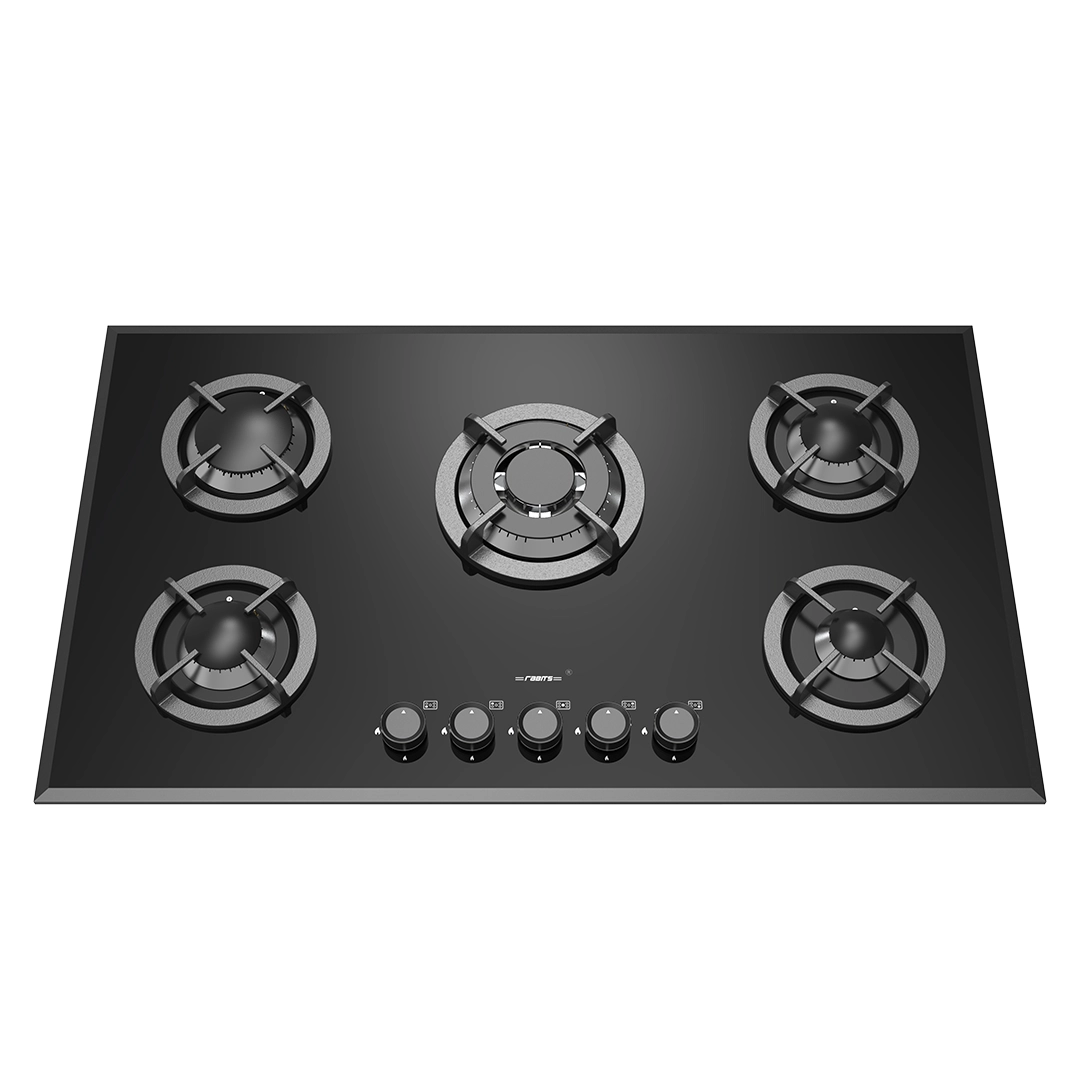 اجاق گاز شیشه ای توکار رابیتس RG-543P سرشعله هرمی