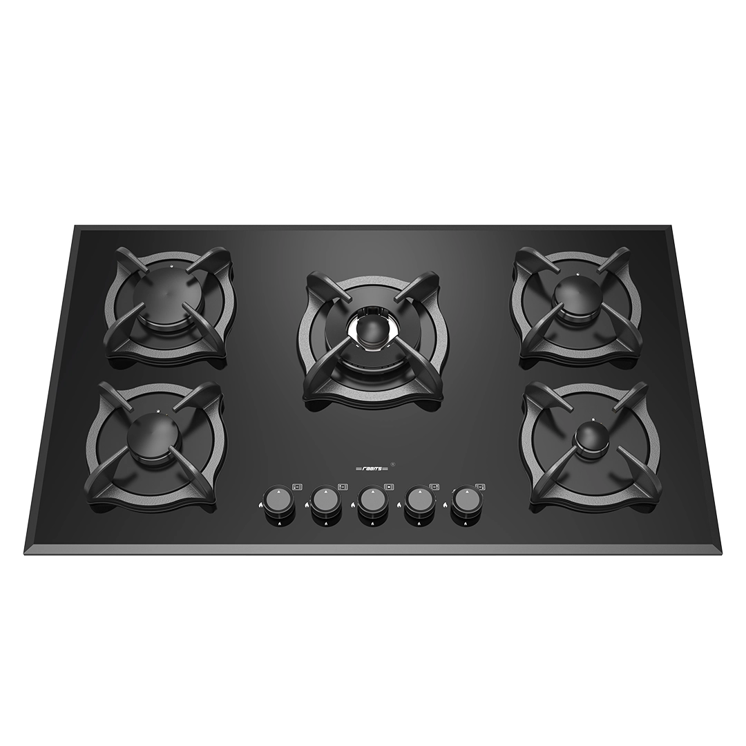 اجاق گاز شیشه ای توکار رابیتس RG-547H طرح دیفندی