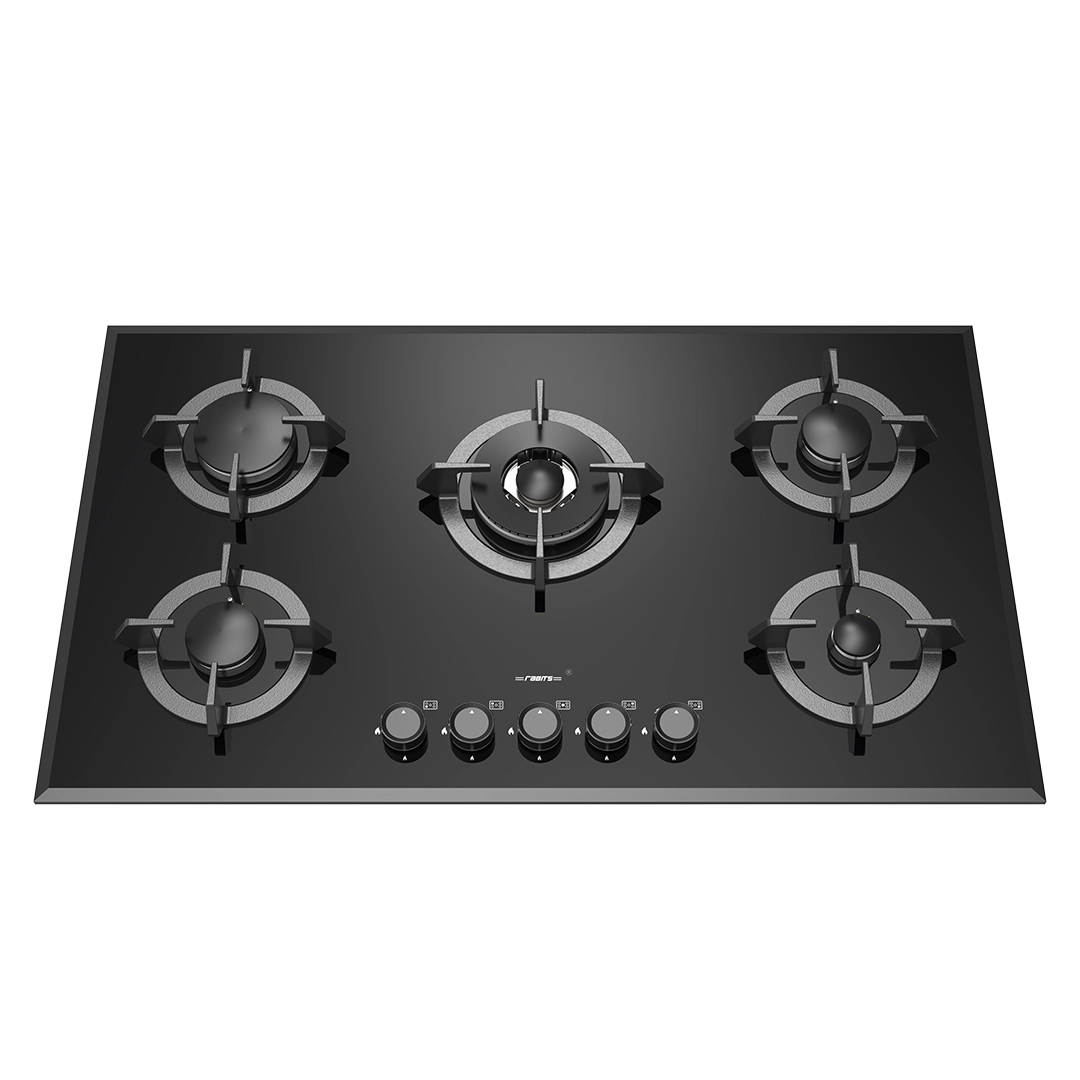 اجاق گاز شیشه ای توکار رابیتس RG-554H طرح دیفندی