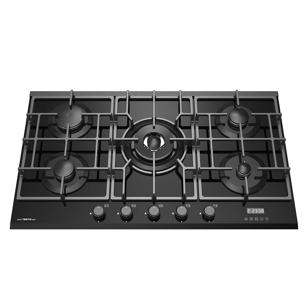 اجاق گاز شیشه ای توکار رابیتس RG-557D دیجیتال
