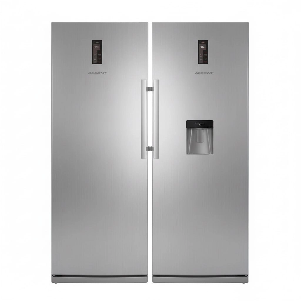 یخچال فریزر دوقلو اکسنت سری کوارتز YSN-FS/RSP24-i نقره ای