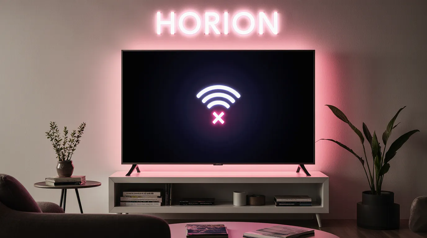 اختلال در اتصال به وایفای تلویزوین هوریون