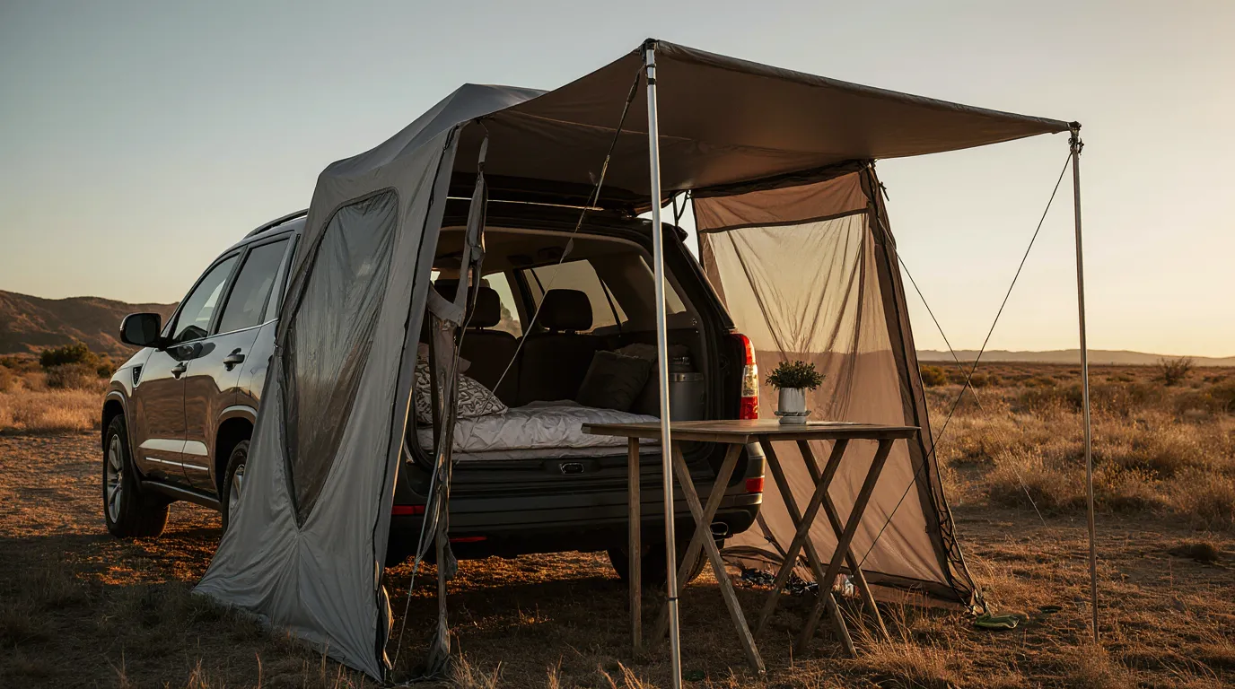 چادرهای بغل خودرو