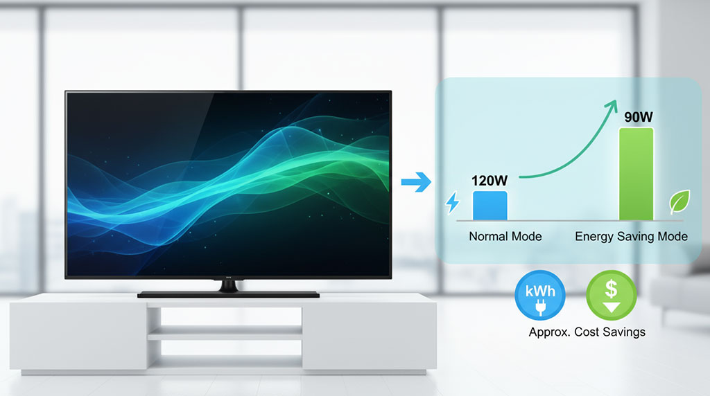 صرفه‌جویی در مصرف انرژی تلویزیون با تنظیمات صحیح