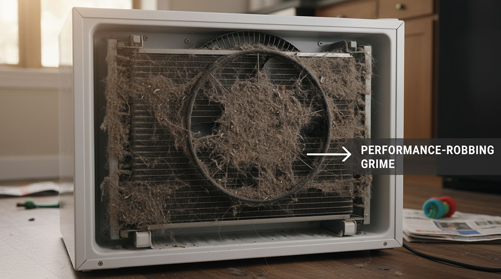 تمیز کردن کندانسور یخچال چگونه انجام می‌شود؟