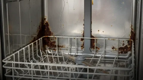 زنگ زدن ماشین ظرفشویی