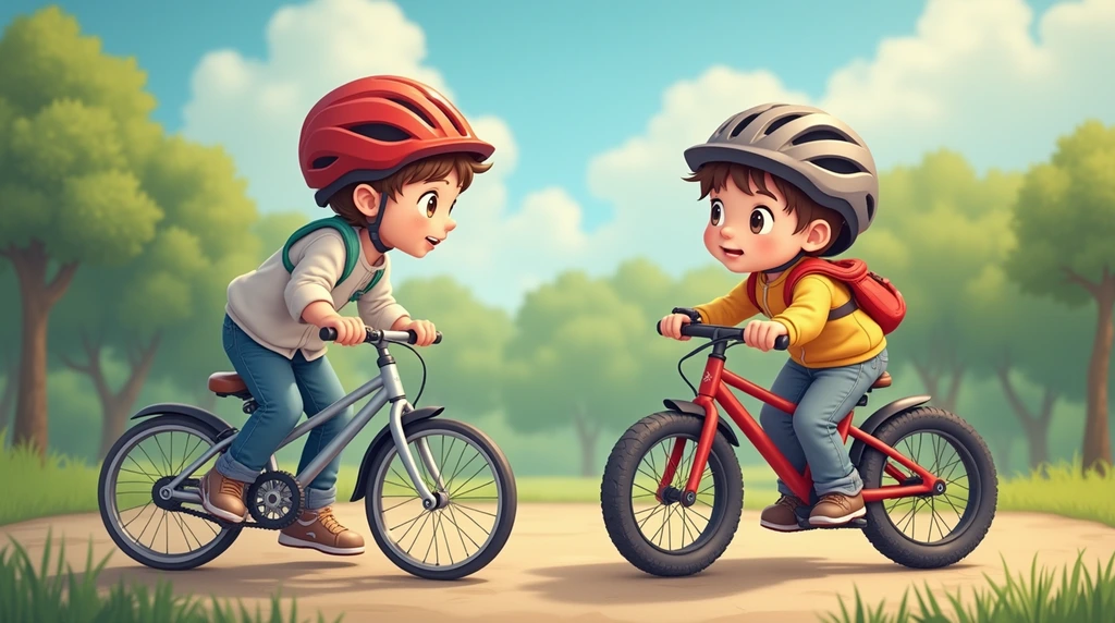 تصویری از تفاوت دوچرخه آلومینیومی با آهنی برای کودکان