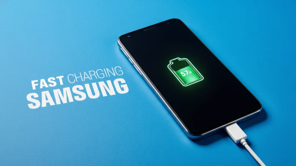 سرعت فست شارژ گوشی سامسونگ