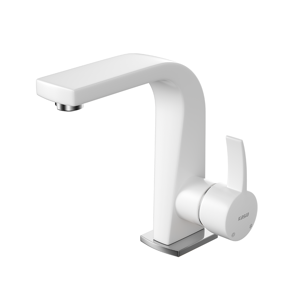 شیر روشویی کسری مدل فیورنزو رنگ سفید