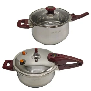 زودپز فلورانس دو قلو تک دسته گنجایش 4 + 6 لیتر