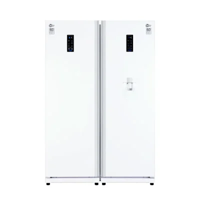 یخچال و فریرز دوقلو کلور سری گلوری سفید چرمی (عرض 2*60)