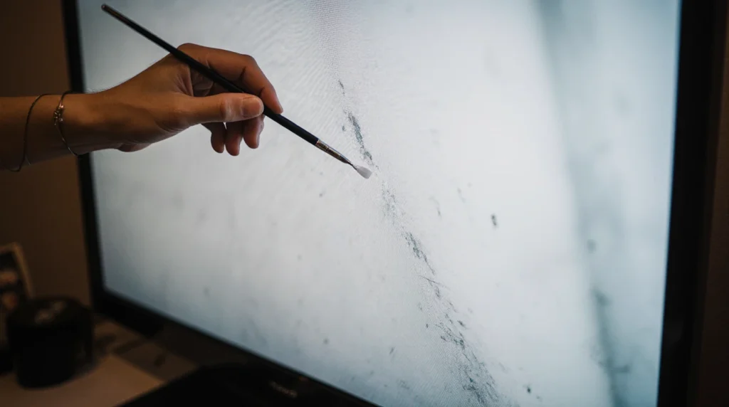 از بین بردن خط و خش از صفحه تلویزیون و مانیتور