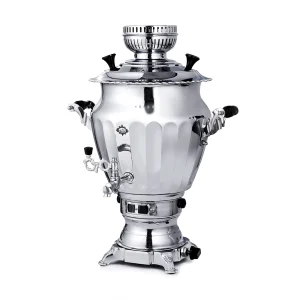 سماور گازی عالی نسب مدل نگار سیمین ظرفیت 6 لیتر