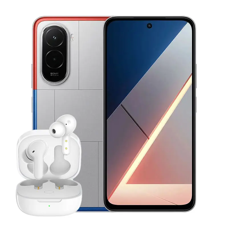 گوشی موبایل پوکو M7 4G ظرفیت 256 گیگابایت رم 8 گیگابایت - به همراه هندزفری QCY T13x