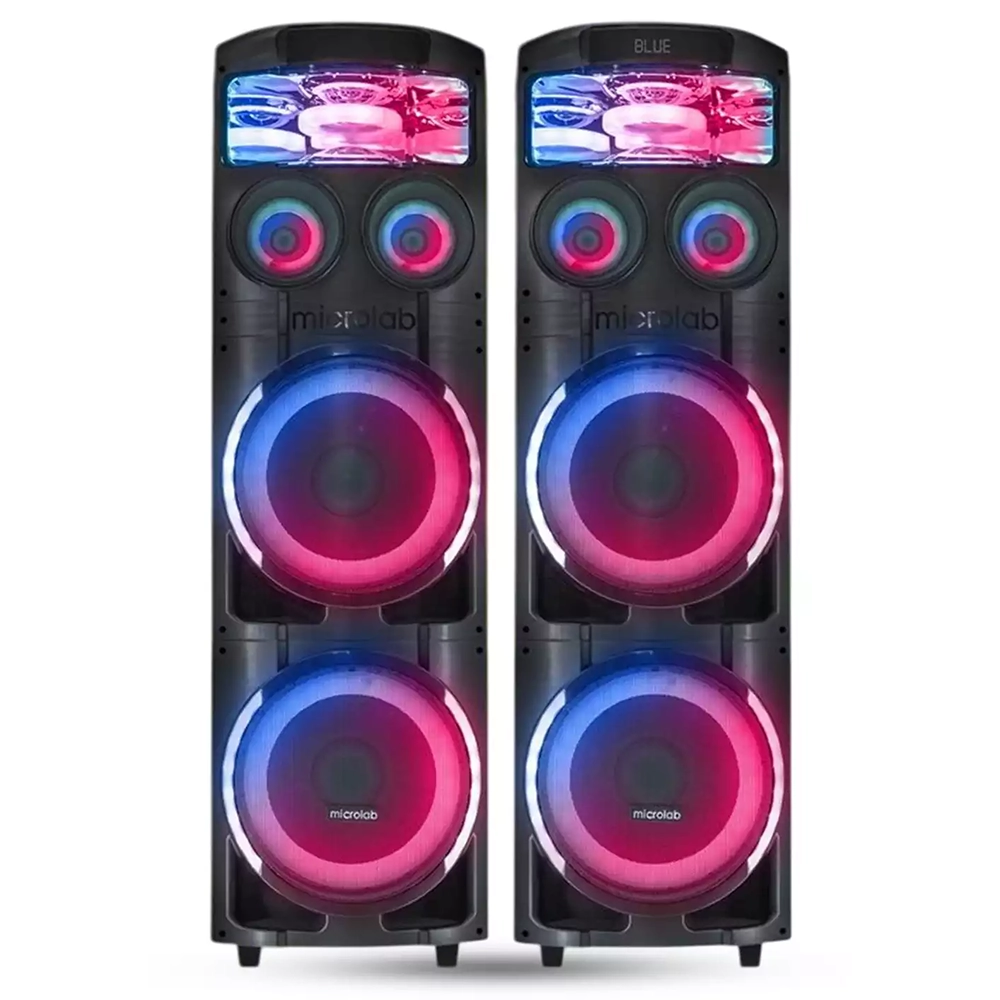 اسپیکر جفتی میکرولب DJ‑V400 3D UFO LIGHT جفت