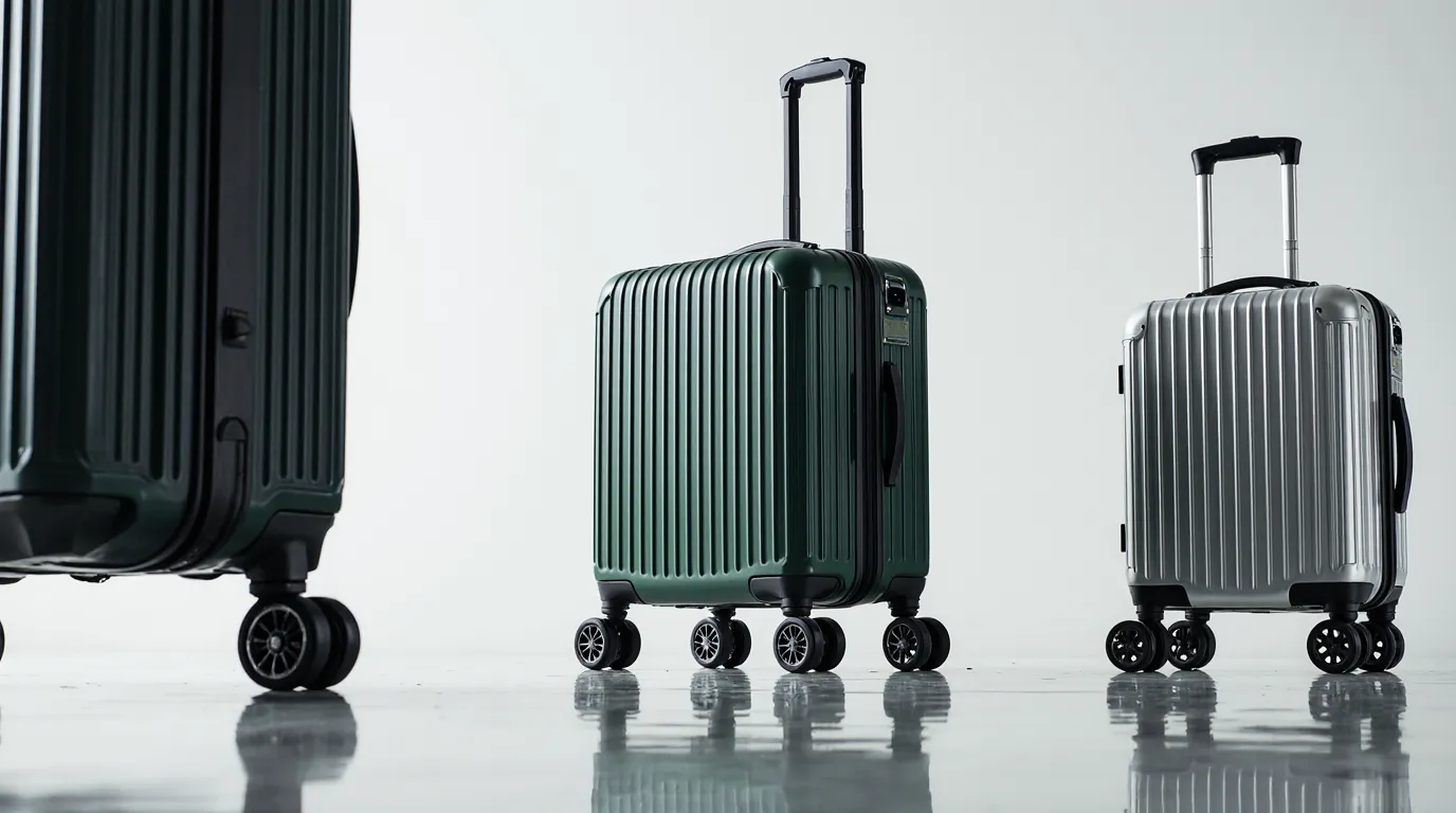 انواع چمدان براساس چرخ
