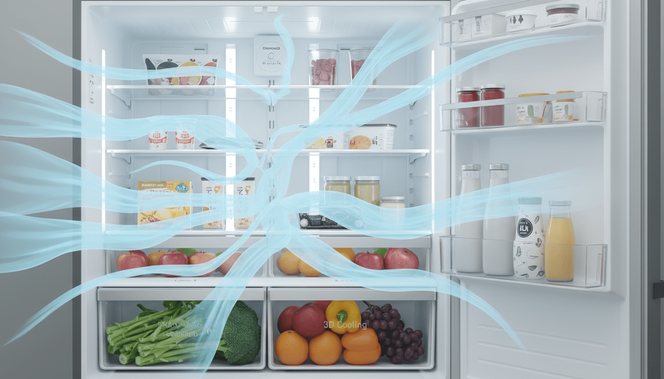 گردش هوای یخچال و فریزر دوو Prime 2DR IOT SXi20-31