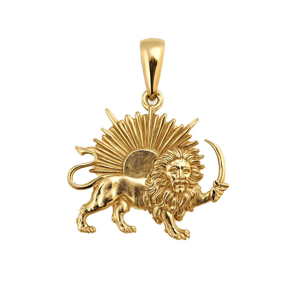 پلاک گردنی طلا مینیمالیست طرح میراث