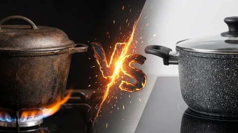 تفاوت قابلمه چدن و گرانیت