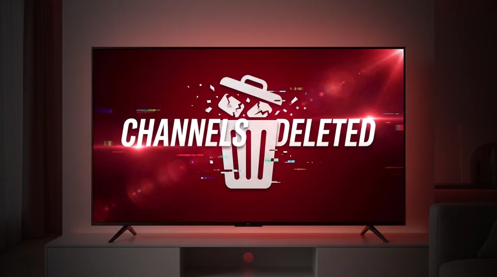 پاک شدن کانال‌های تلویزیون