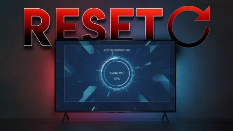 ریست کردن تلویزیون