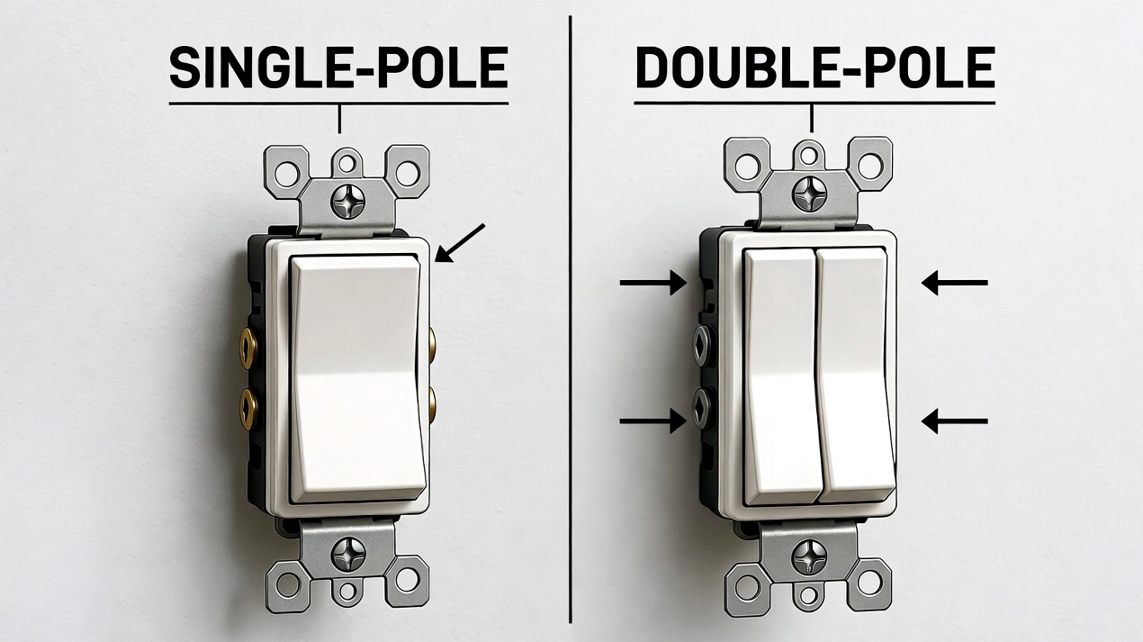 تفاوت کلید تک پل و دوپل