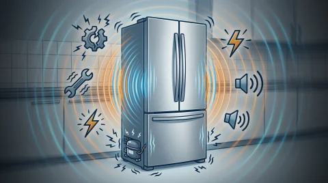 علت سر و صدا کردن یخچال فریزر