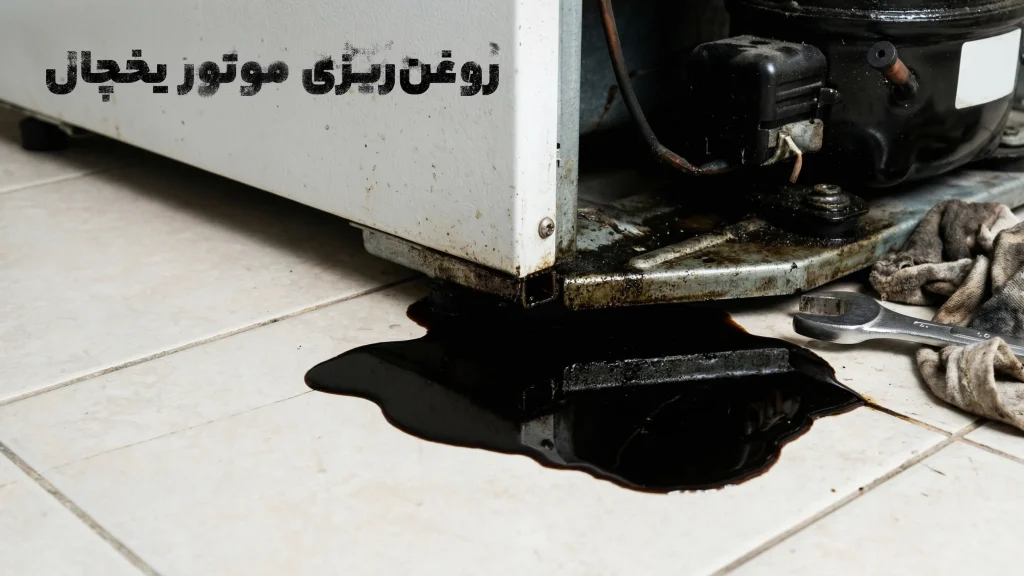 روغن‌ریزی موتور یخچال