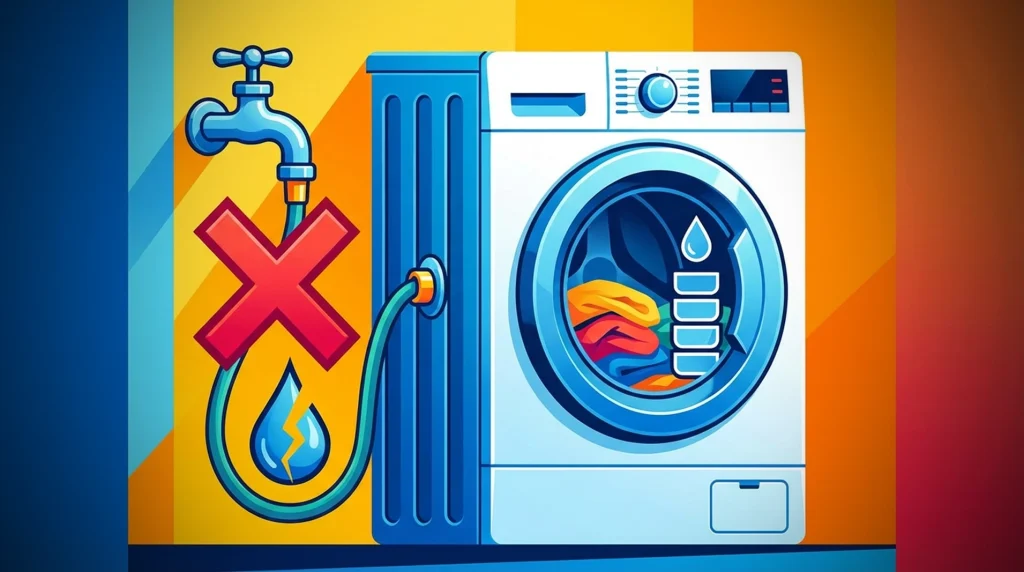 کم بودن فشار آب ورودی