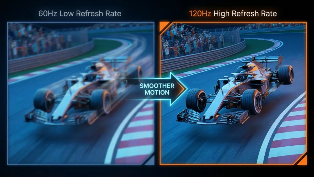 نرخ نوسازی پایین (Refresh Rate)