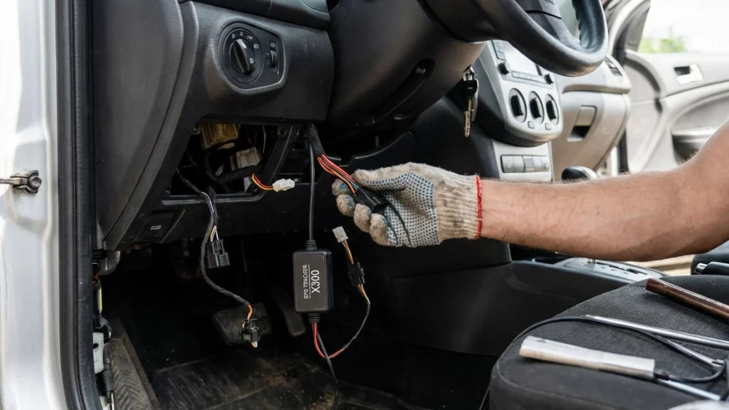 ردیاب خودرو سیمی (نصبی)