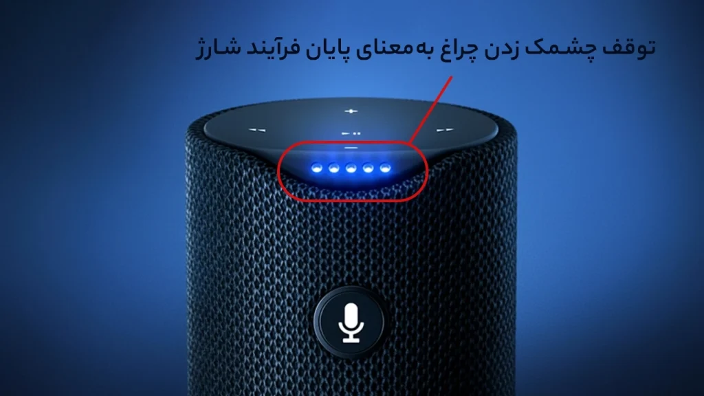 از کجا بفهمیم شارژ اسپیکر کامل شده؟