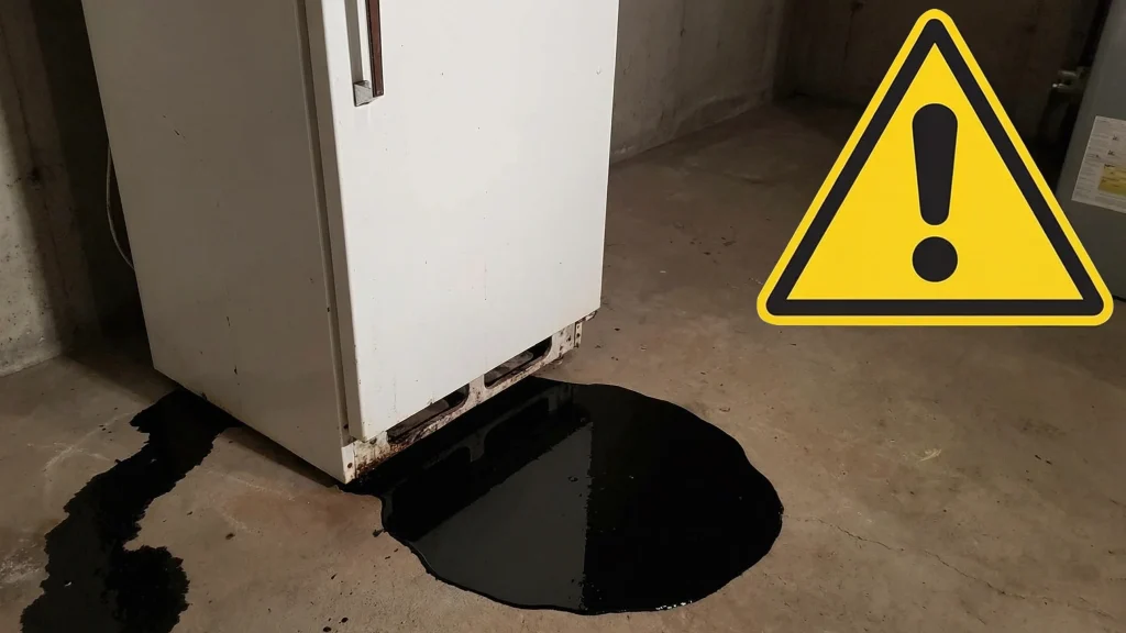 خطرات روغن‌ریزی موتور یخچال