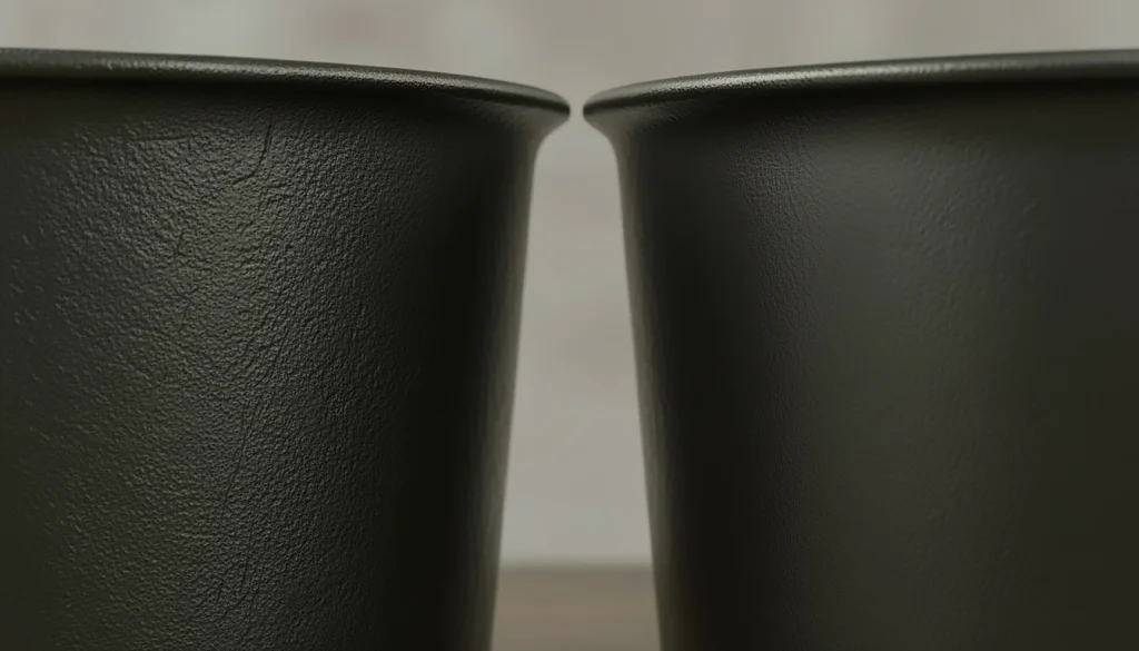 بررسی سطح و بافت؛ چدن همیشه کمی زبر و طبیعی است