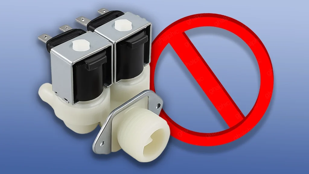 بسته بودن شیر آب یا خرابی شیر برقی