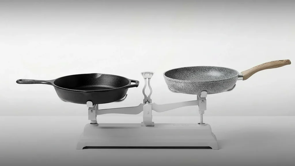 تفاوت وزن؛ چدن سنگین، گرانیت سبک و قابلاستفاده برای همه