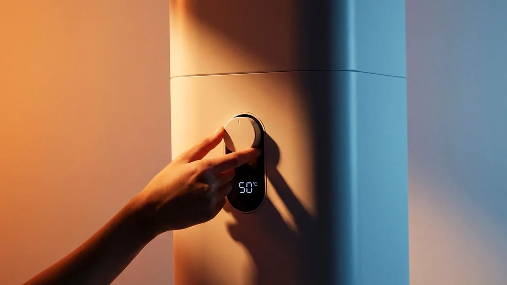 روش تنظیم درجه آبگرمکن زمینی