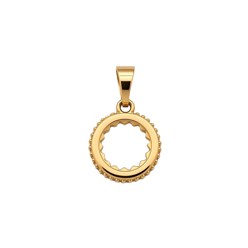 پلاک گردنی طلا مینیمالیست طرح فروغ