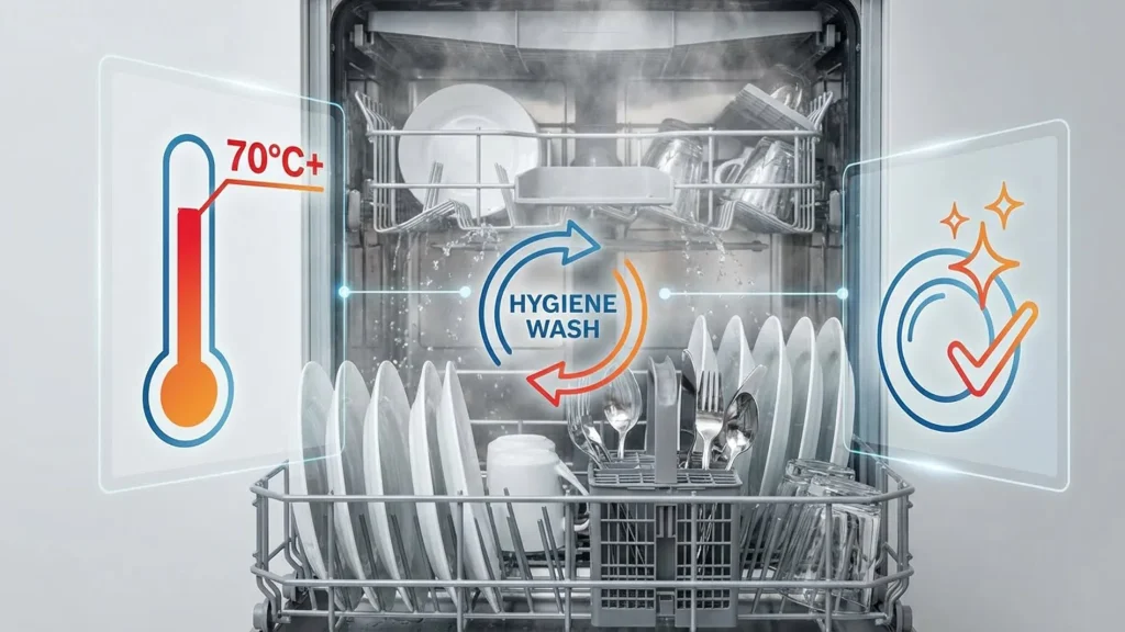 شستشو با دمای بالا و برنامه اشتباه