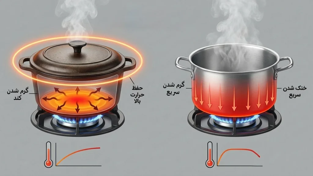 زمان گرم شدن؛ یک روش علمی برای تشخیص چدن