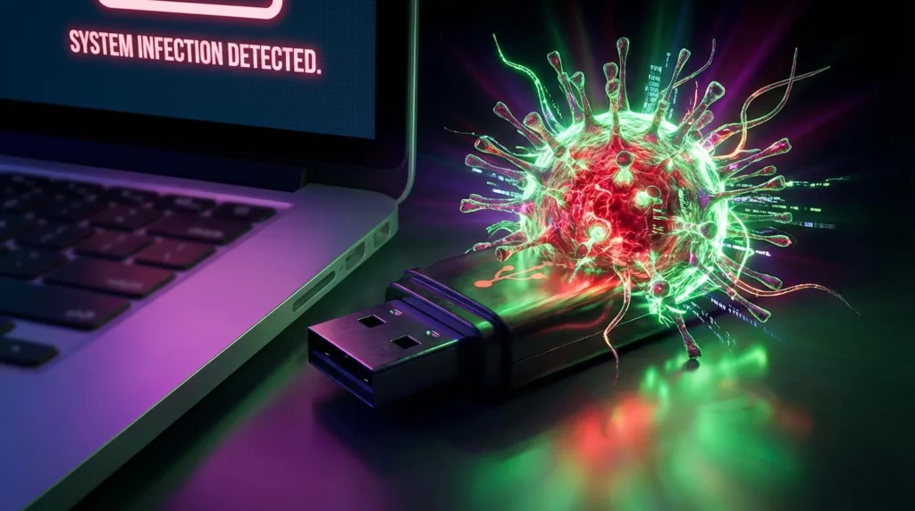 ویروسی شدن فلش