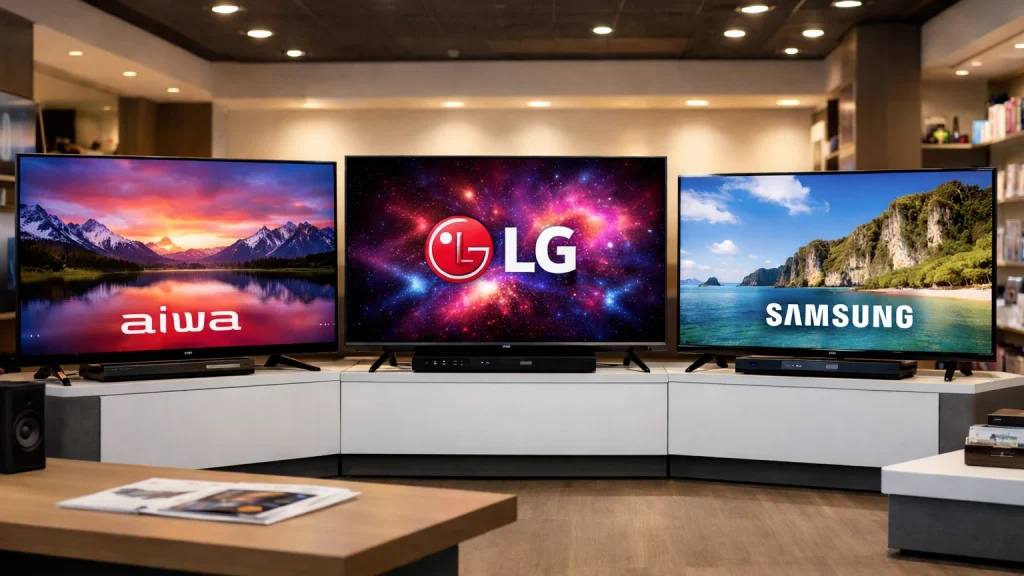 مقایسه تلویزیون آیوا با سامسونگ و ال جی