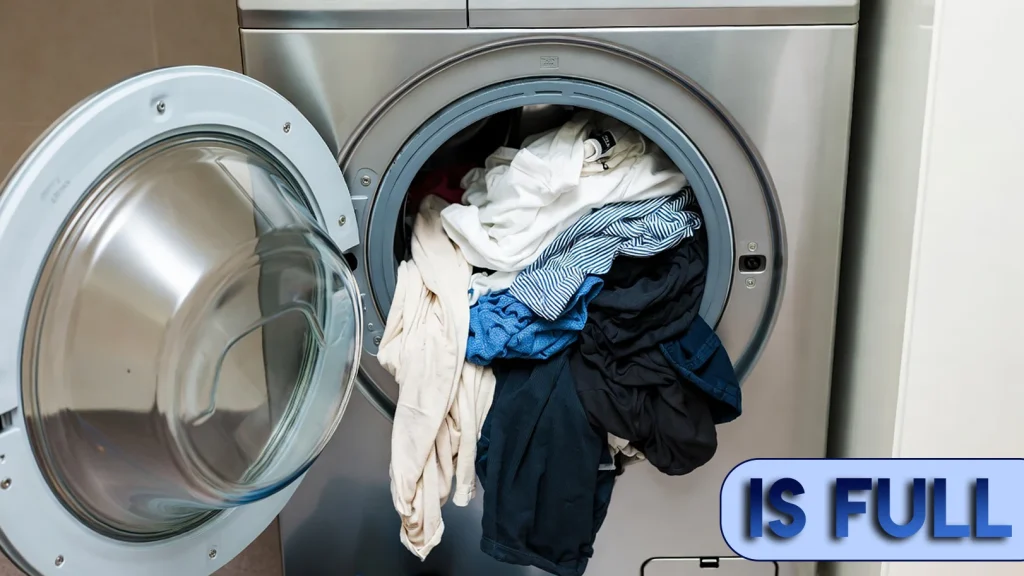پر کردن بیش از حد مخزن ماشین لباسشویی