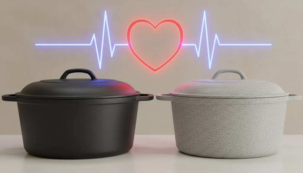 تفاوت قابلمه چدن و گرانیت از نظر سلامت و ایمنی